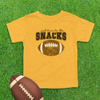 Here For The Snacks Football Toddler Shirt