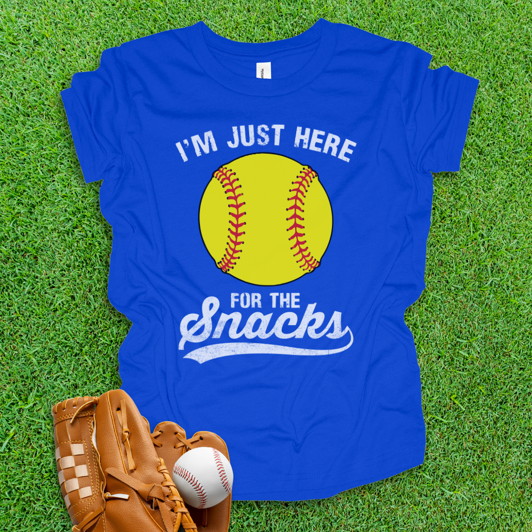 Snacks Softball Youth Shirt