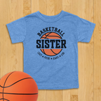 Basketball Sister Toddler Shirt