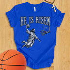 He Is Risen Basketball T-Shirt