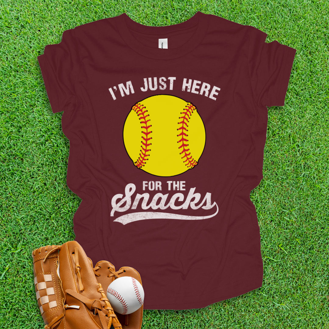 Snacks Softball Youth Shirt