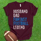 Dad Fantasy Football Legend T-Shirt