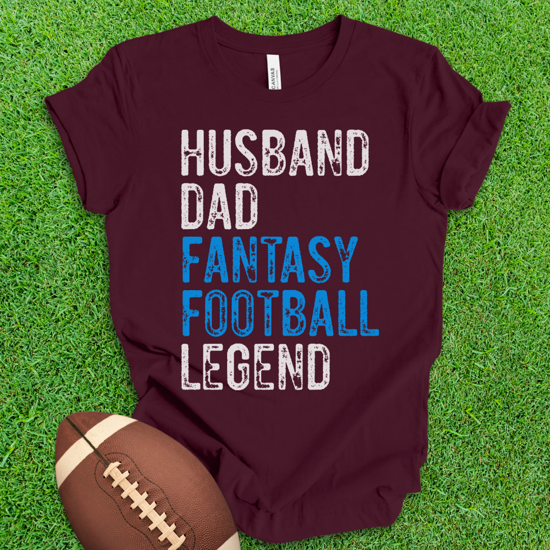 Dad Fantasy Football Legend T-Shirt