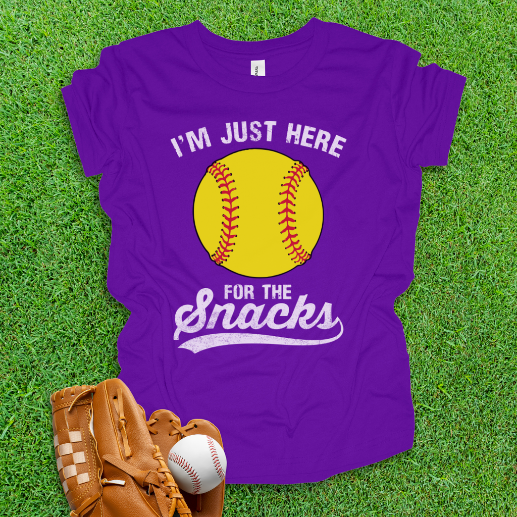 Snacks Softball Youth Shirt