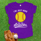 Snacks Softball Youth Shirt