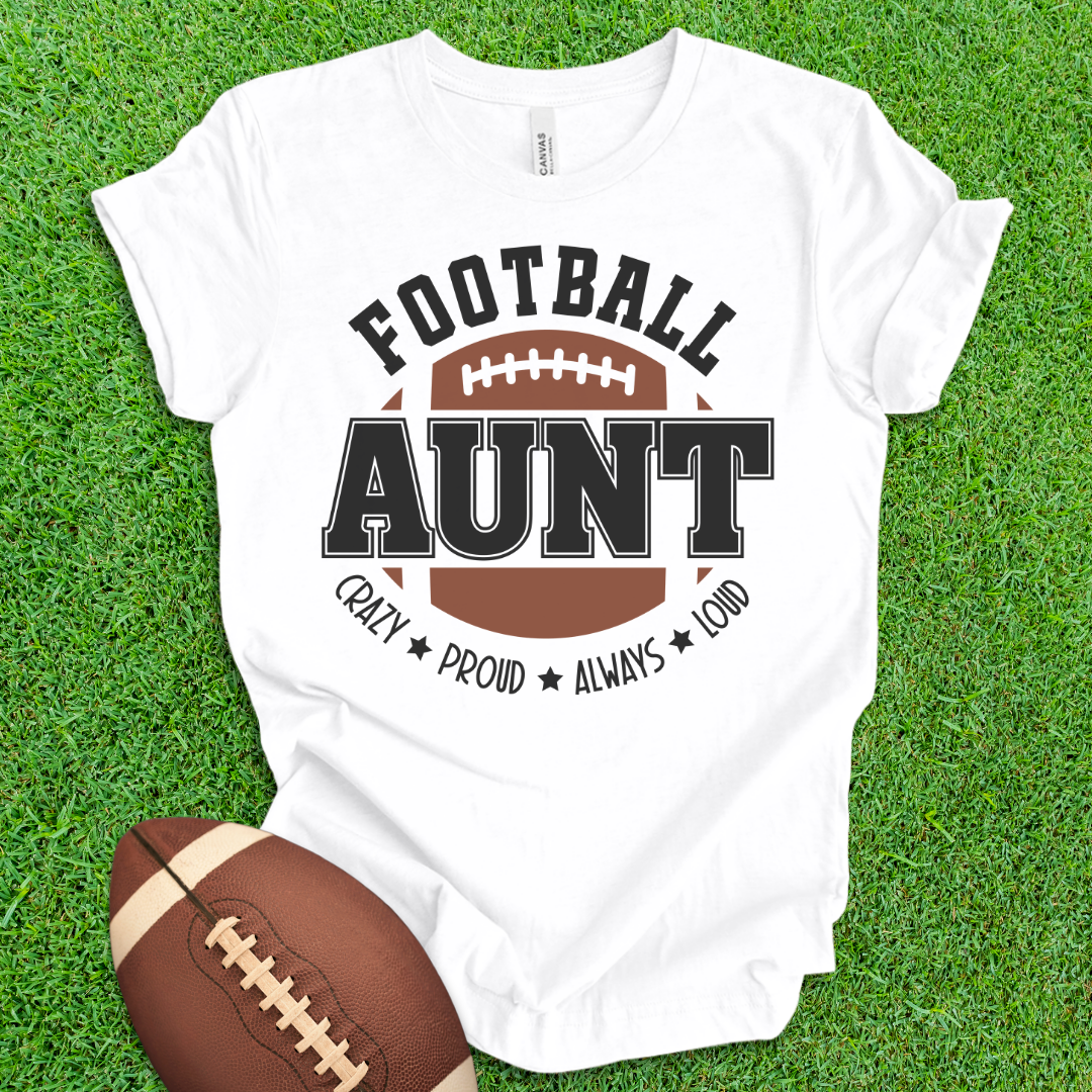Football Aunt T-Shirt