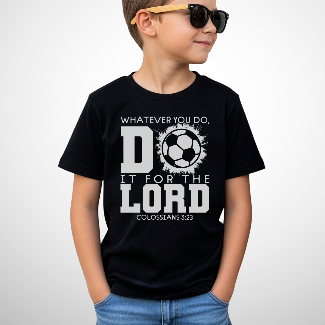 For The Lord Soccer Youth Shirt