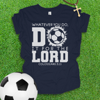 For The Lord Soccer Youth Shirt