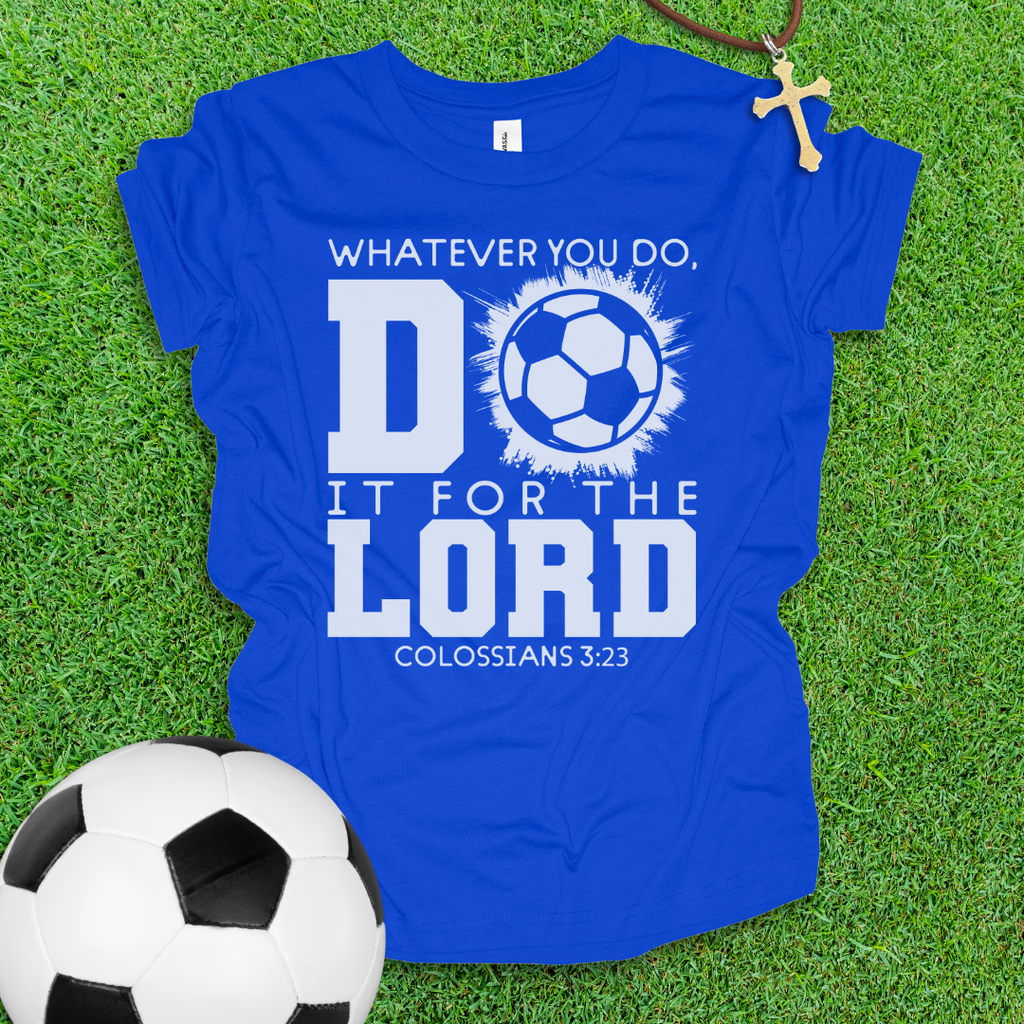 For The Lord Soccer Youth Shirt