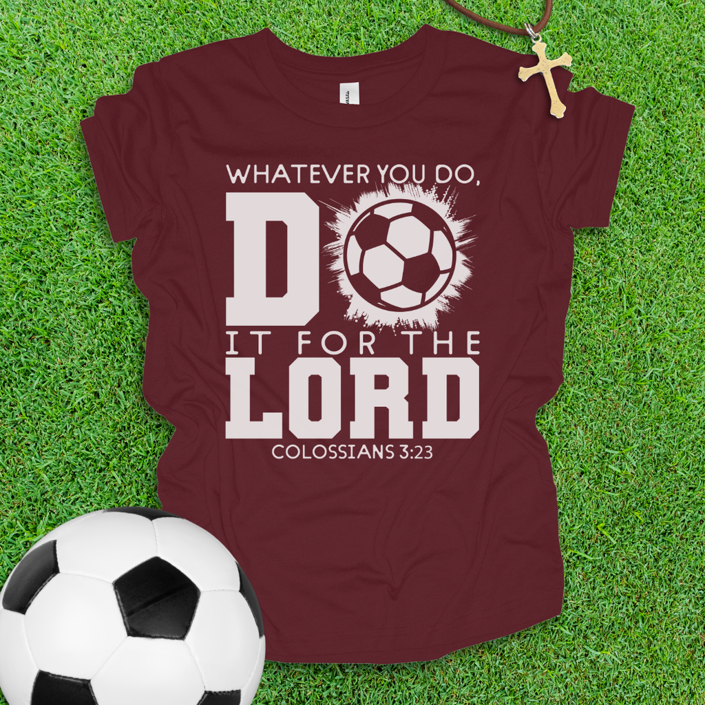 For The Lord Soccer Youth Shirt