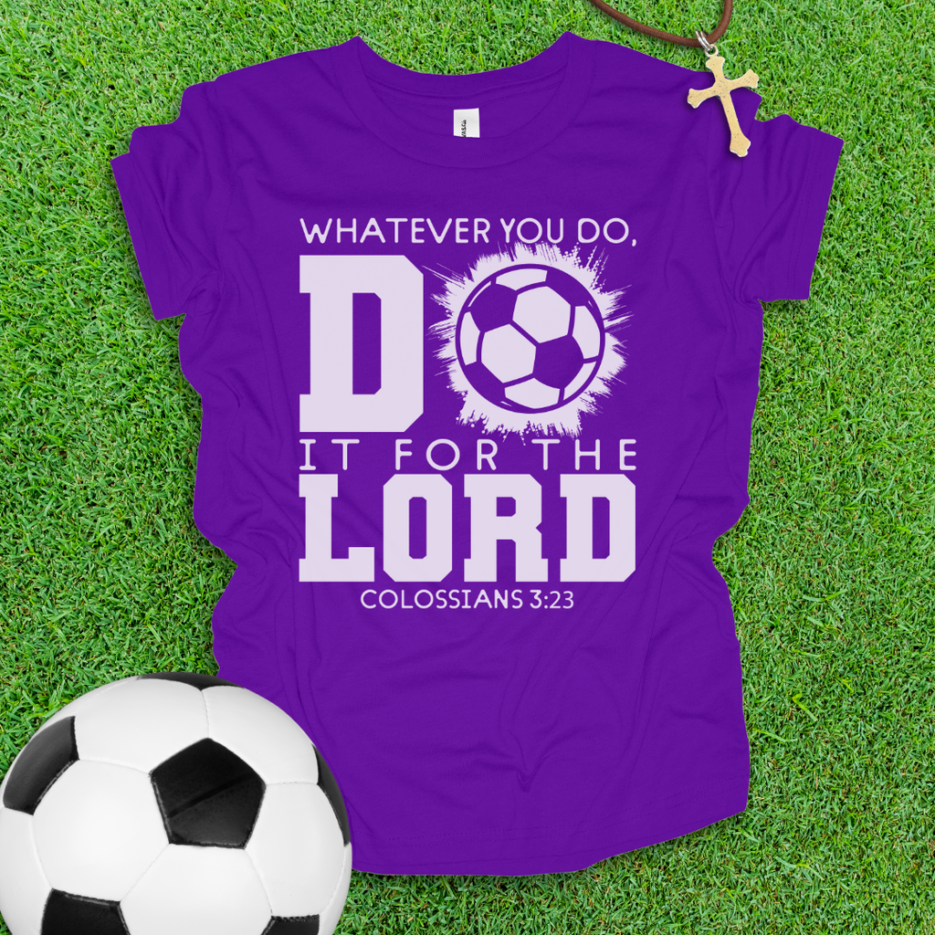 For The Lord Soccer Youth Shirt
