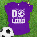 For The Lord Soccer Youth Shirt