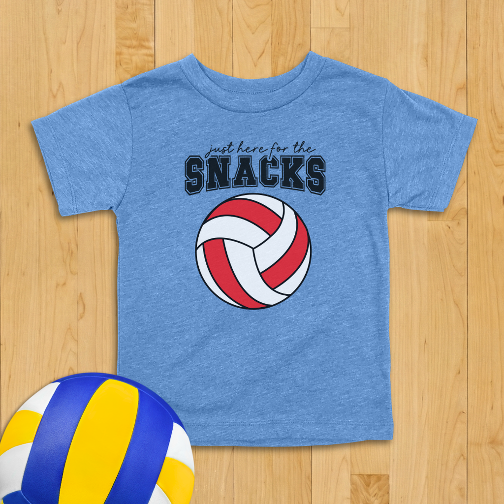 Snacks Volleyball Toddler Shirt