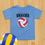 Snacks Volleyball Toddler Shirt
