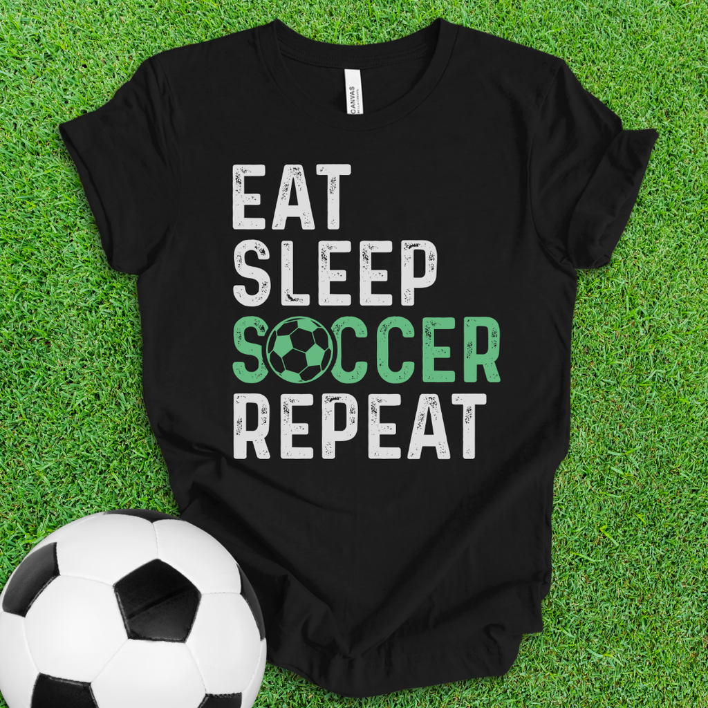 Eat Sleep Soccer Repeat T-Shirt