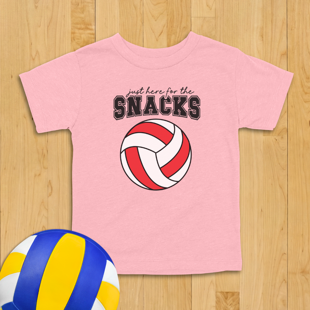 Snacks Volleyball Toddler Shirt
