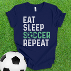 Eat Sleep Soccer Repeat T-Shirt