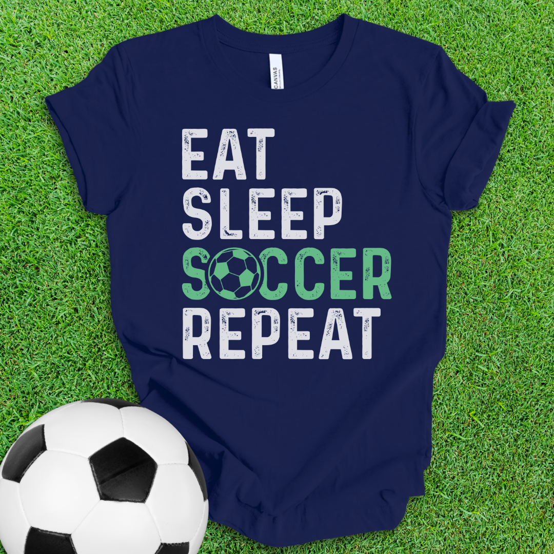 Eat Sleep Soccer Repeat T-Shirt
