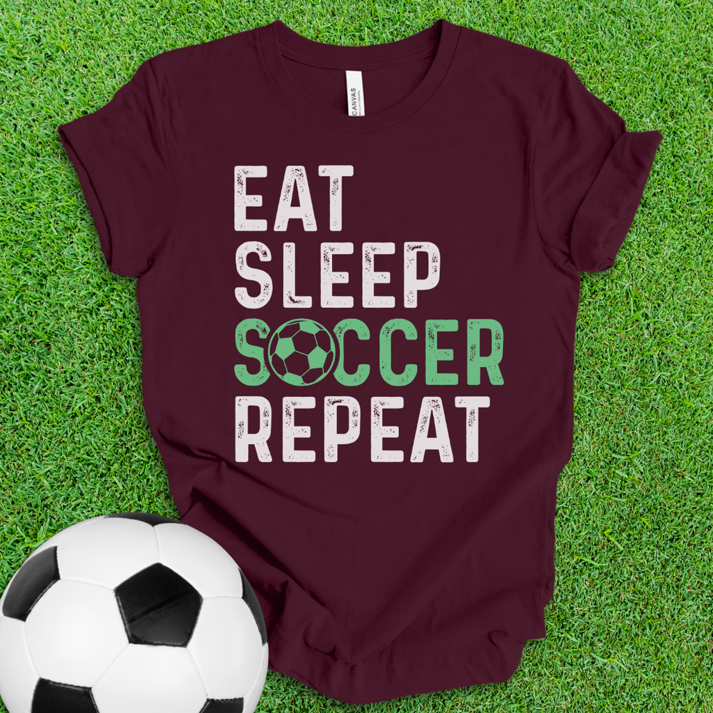 Eat Sleep Soccer Repeat T-Shirt