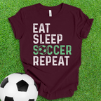 Eat Sleep Soccer Repeat T-Shirt