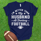Husband Fantasy Football T-Shirt