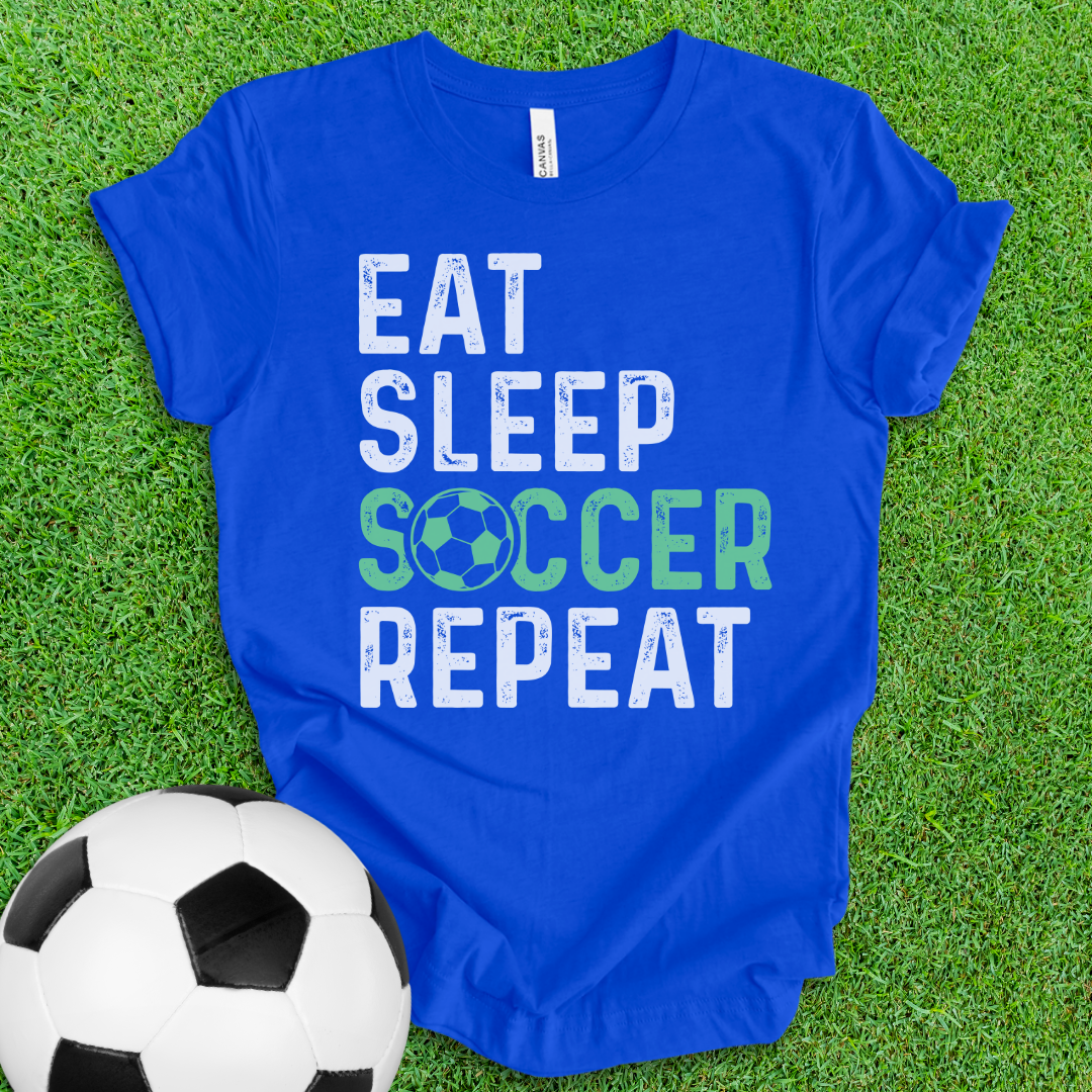 Eat Sleep Soccer Repeat T-Shirt