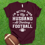 Husband Fantasy Football T-Shirt