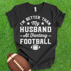 Husband Fantasy Football T-Shirt
