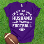 Husband Fantasy Football T-Shirt