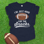Here For The Snacks Youth Football Shirt