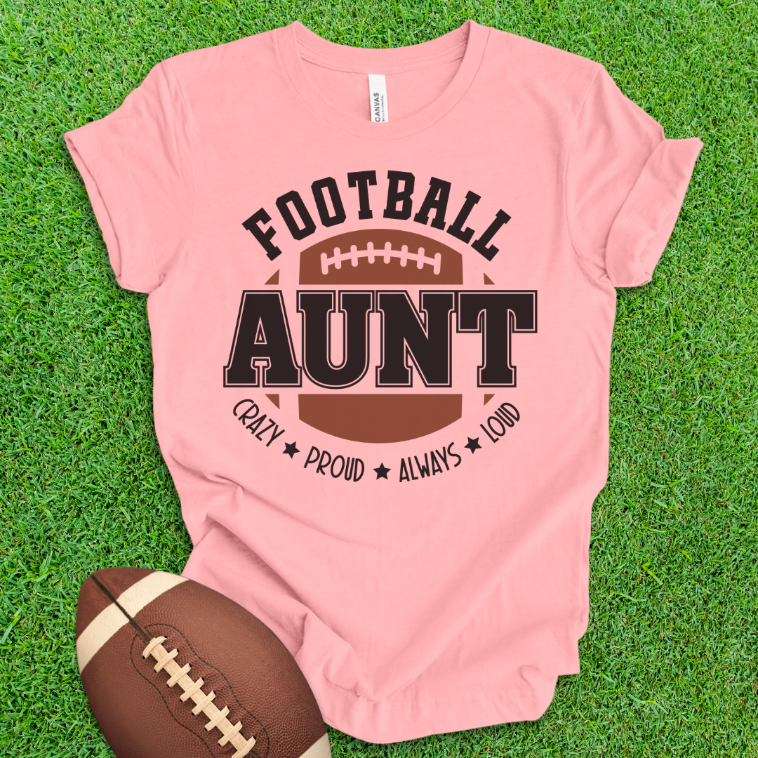 Football Aunt T-Shirt