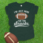 Here For The Snacks Youth Football Shirt