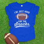 Here For The Snacks Youth Football Shirt