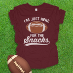 Here For The Snacks Youth Football Shirt