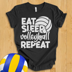 Eat Sleep Volleyball Repeat T-Shirt