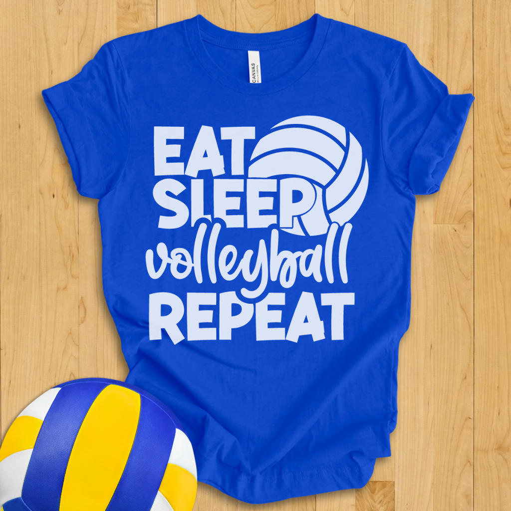 Eat Sleep Volleyball Repeat T-Shirt