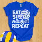 Eat Sleep Volleyball Repeat T-Shirt