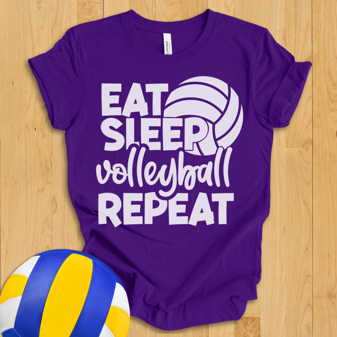 Eat Sleep Volleyball Repeat T-Shirt