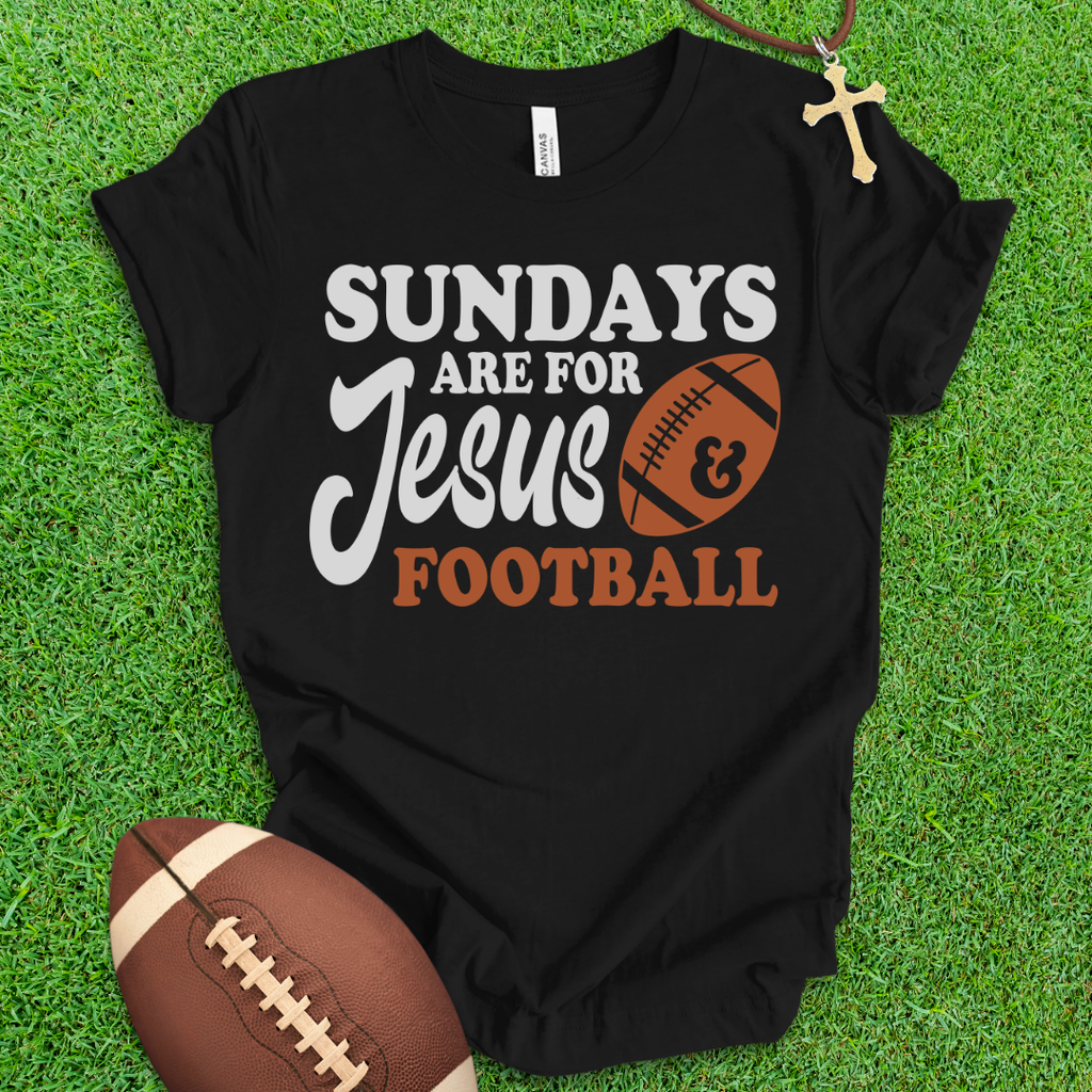 Jesus and Football T-Shirt