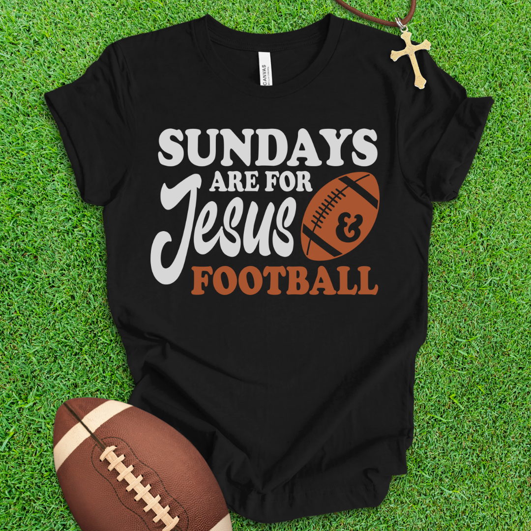 Jesus and Football T-Shirt