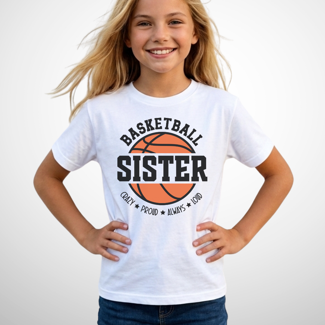 Basketball Sister Youth Shirt