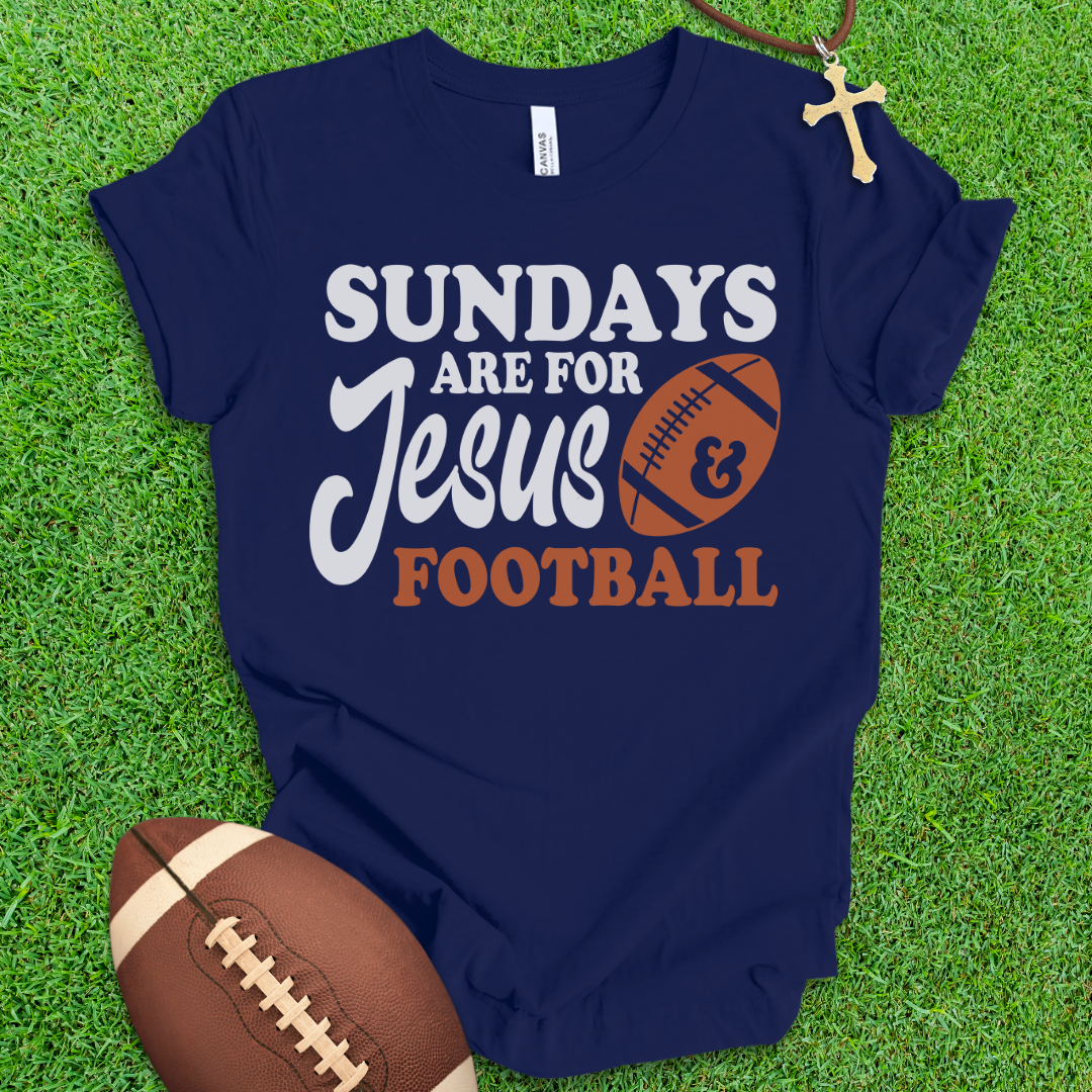 Jesus and Football T-Shirt