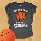 Here For The Snacks Youth Basketball Shirt