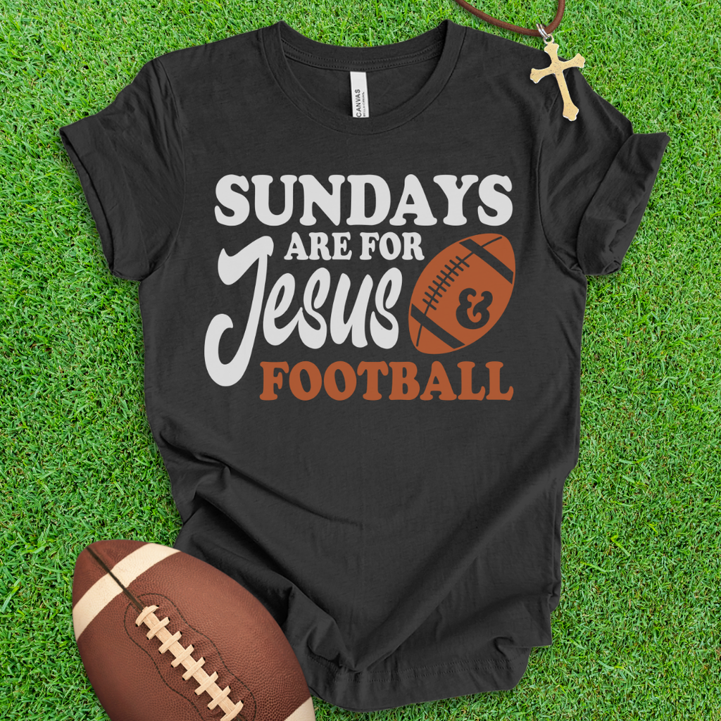 Jesus and Football T-Shirt