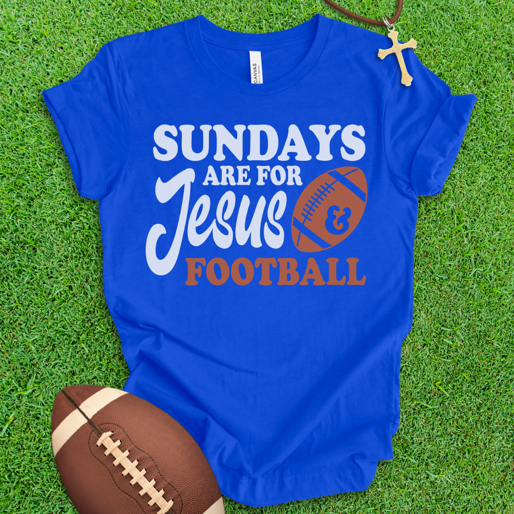 Jesus and Football T-Shirt