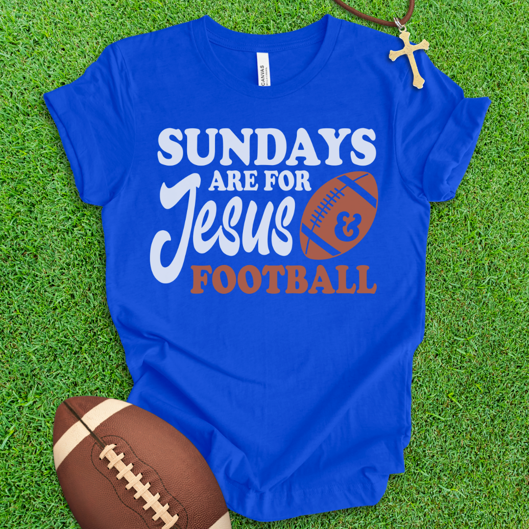 Jesus and Football T-Shirt