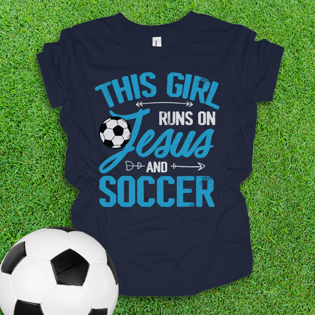 Jesus and Soccer Youth Shirt