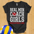 Real Men Volleyball Dad T-Shirt