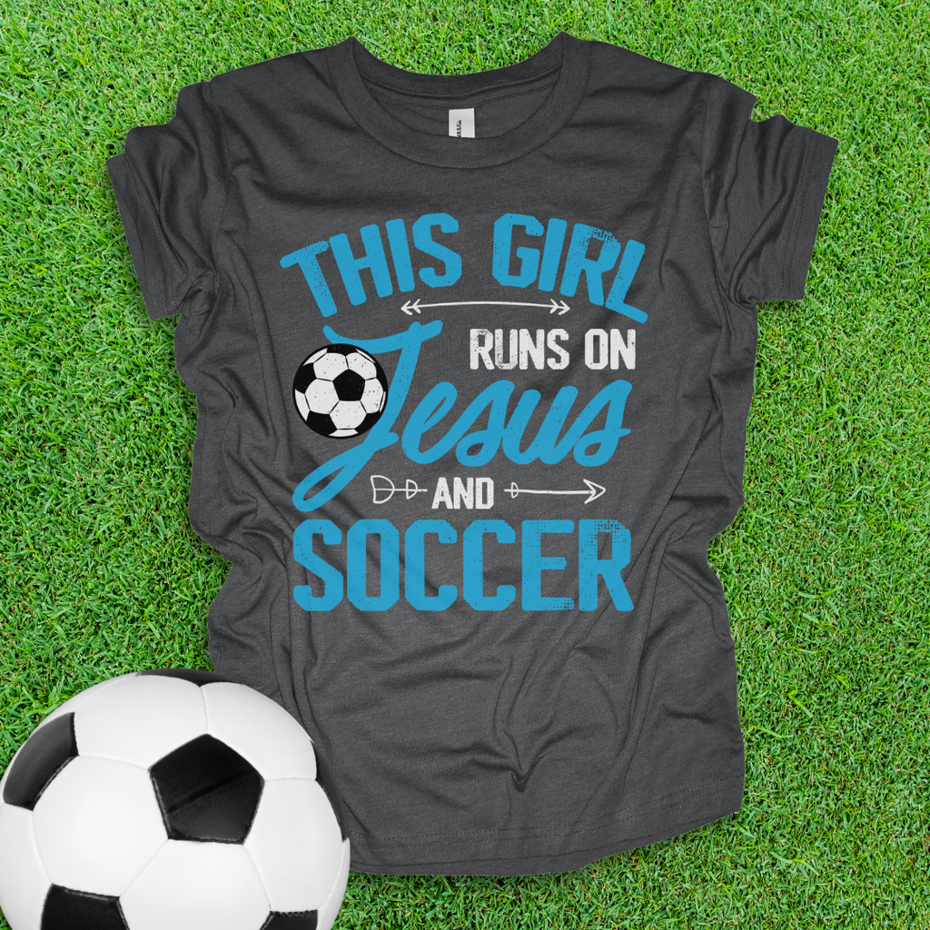 Jesus and Soccer Youth Shirt