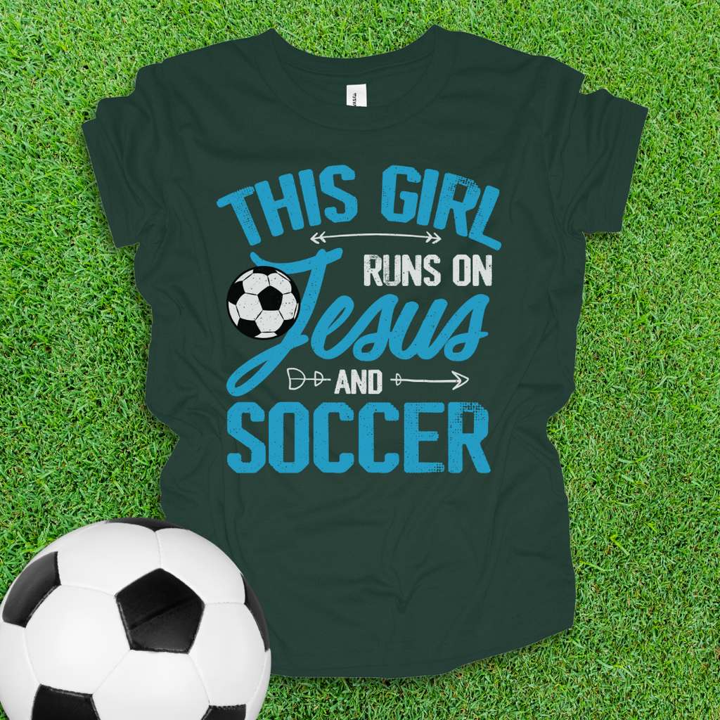 Jesus and Soccer Youth Shirt